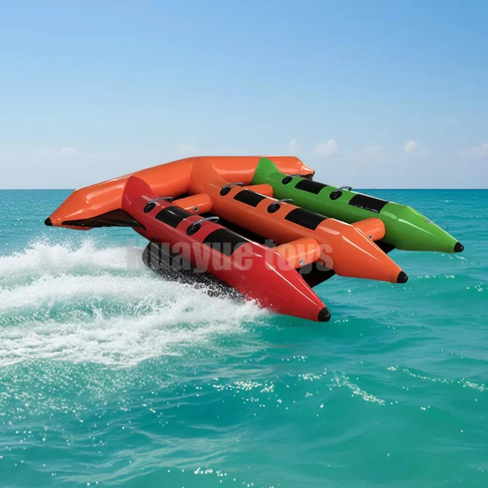 Crazy Sports Game PVC Inflatable Banana Boat Wholesale Sea Boardwalk Water Amusement Facilities
Crazy Sports Game PVC Inflatable Banana Boat Wholesale Sea Boardwalk Water Amusement Facilities