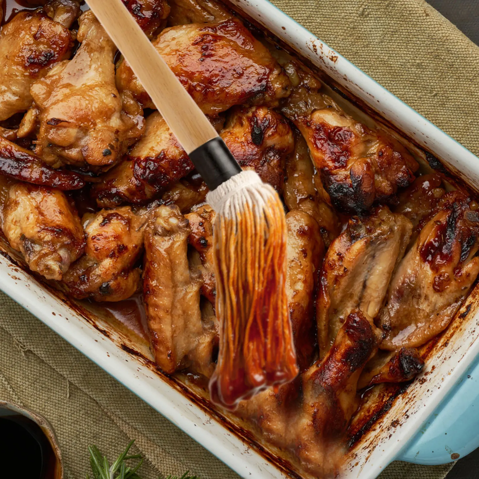 1Set Bbq Mop High Performance Basting Tool Heat Resistant Handles Easy to Clean Cotton Basting Mop for Grilling Baking Bbq
1Set Bbq Mop High Performance Basting Tool Heat Resistant Handles Easy to Clean Cotton Basting Mop for Grilling Baking Bbq