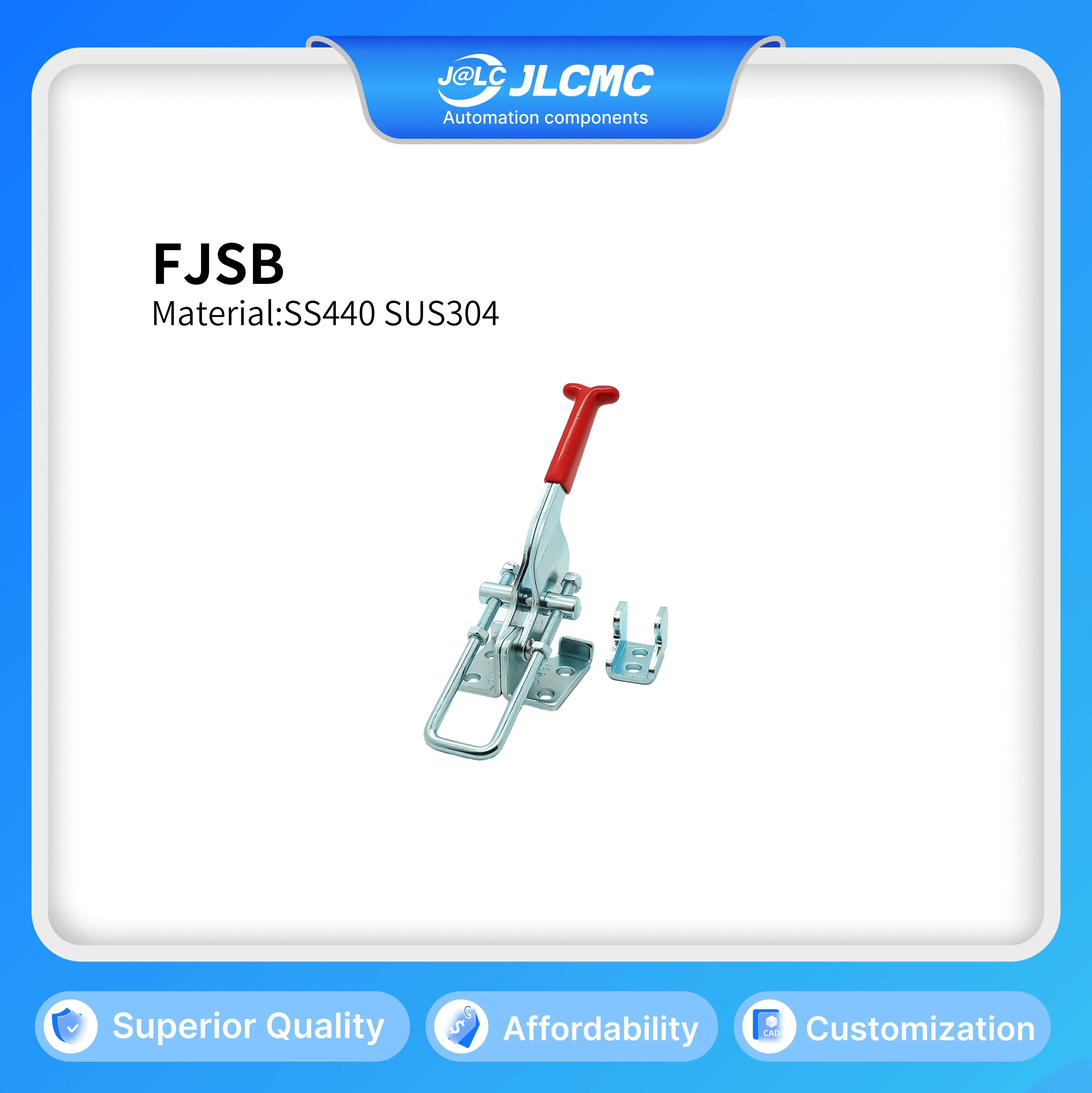 1PCS Latch Type Toggle Clamp 163kg/318kg,Internal Thread Arm, Flange Base, Quick Release for Welding Woodworking
1PCS Latch Type Toggle Clamp 163kg/318kg,Internal Thread Arm, Flange Base, Quick Release for Welding Woodworking