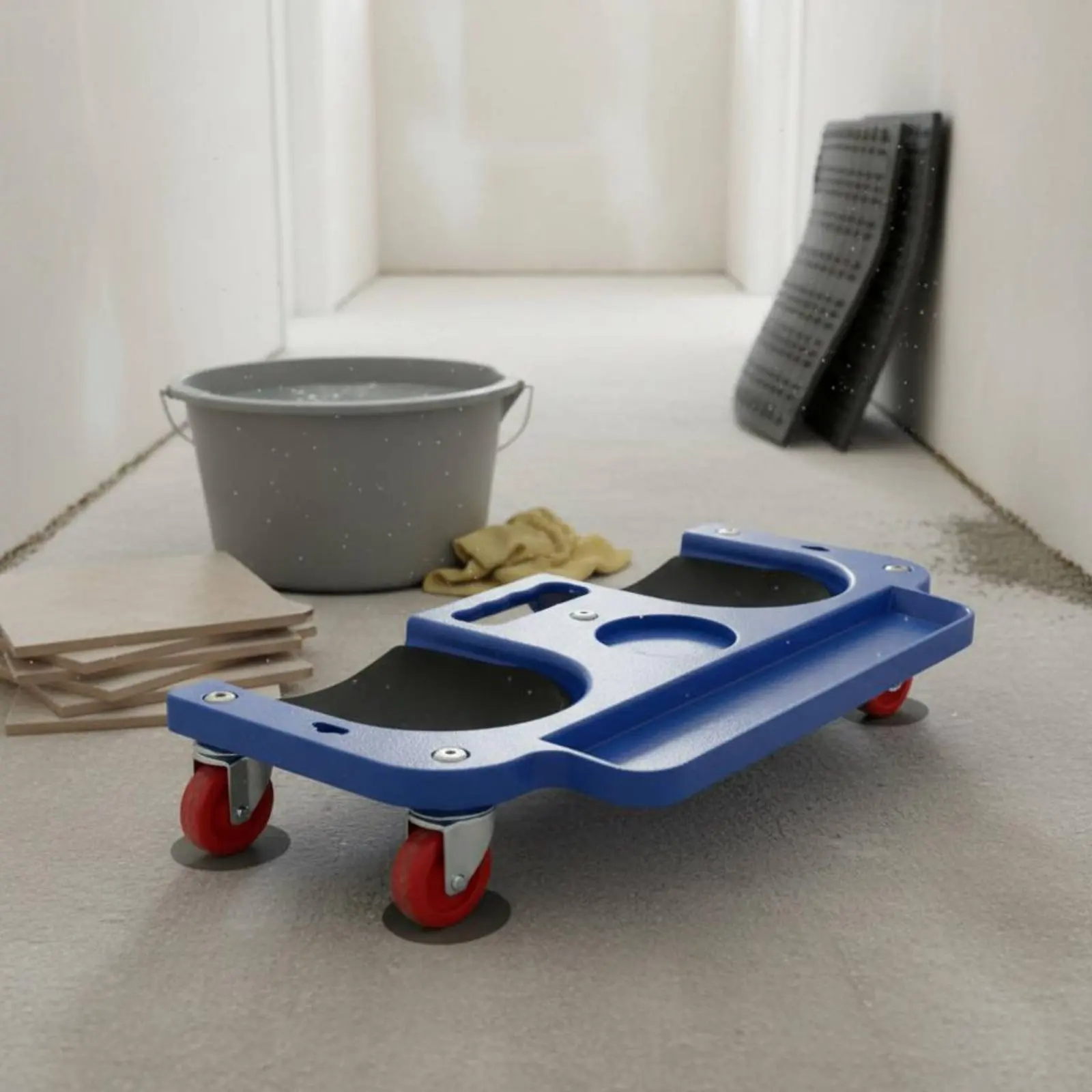 Wheeled Kneeling Pad Long-Lasting Construction Rolling Knee Carrier Work Accessory High-Resilient Frame Workshop Equipment
Wheeled Kneeling Pad Long-Lasting Construction Rolling Knee Carrier Work Accessory High-Resilient Frame Workshop Equipment
