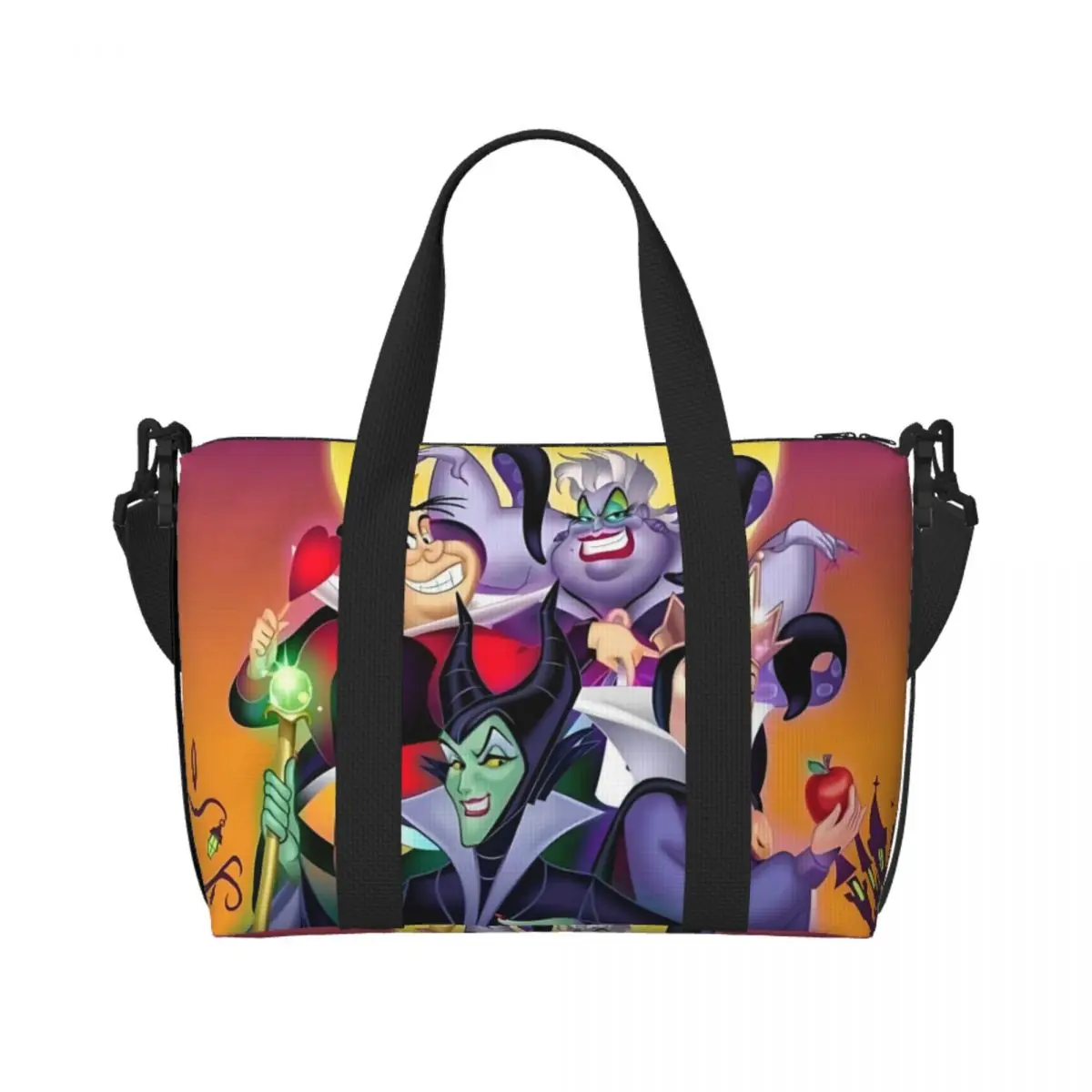 Custom Villains Women Classic Cartoon Movie Grocery Shopping Tote Bags Women Big Capacity Wicked People Beach Gym Travel Bags
Custom Villains Women Classic Cartoon Movie Grocery Shopping Tote Bags Women Big Capacity Wicked People Beach Gym Travel Bags