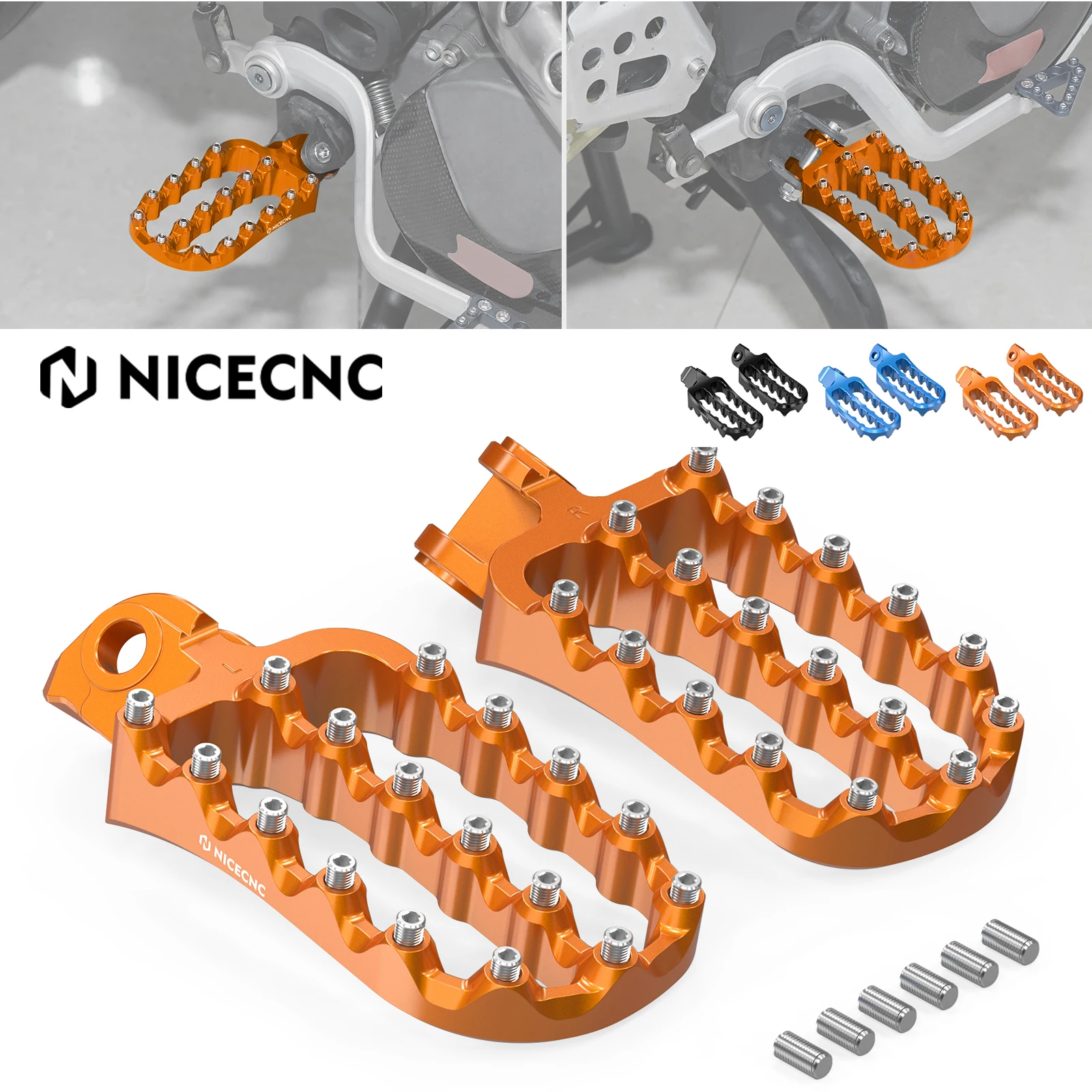 Подставки для ног NICECNC, подставки для ног для KTM 790 890 Adventure/R 2019-2025 950 990 1050 1190 1090 1290 Adventure/R/S/T 
Подставки для ног NICECNC, подставки для ног для KTM 790 890 Adventure/R 2019-2025 950 990 1050 1190 1090 1290 Adventure/R/S/T