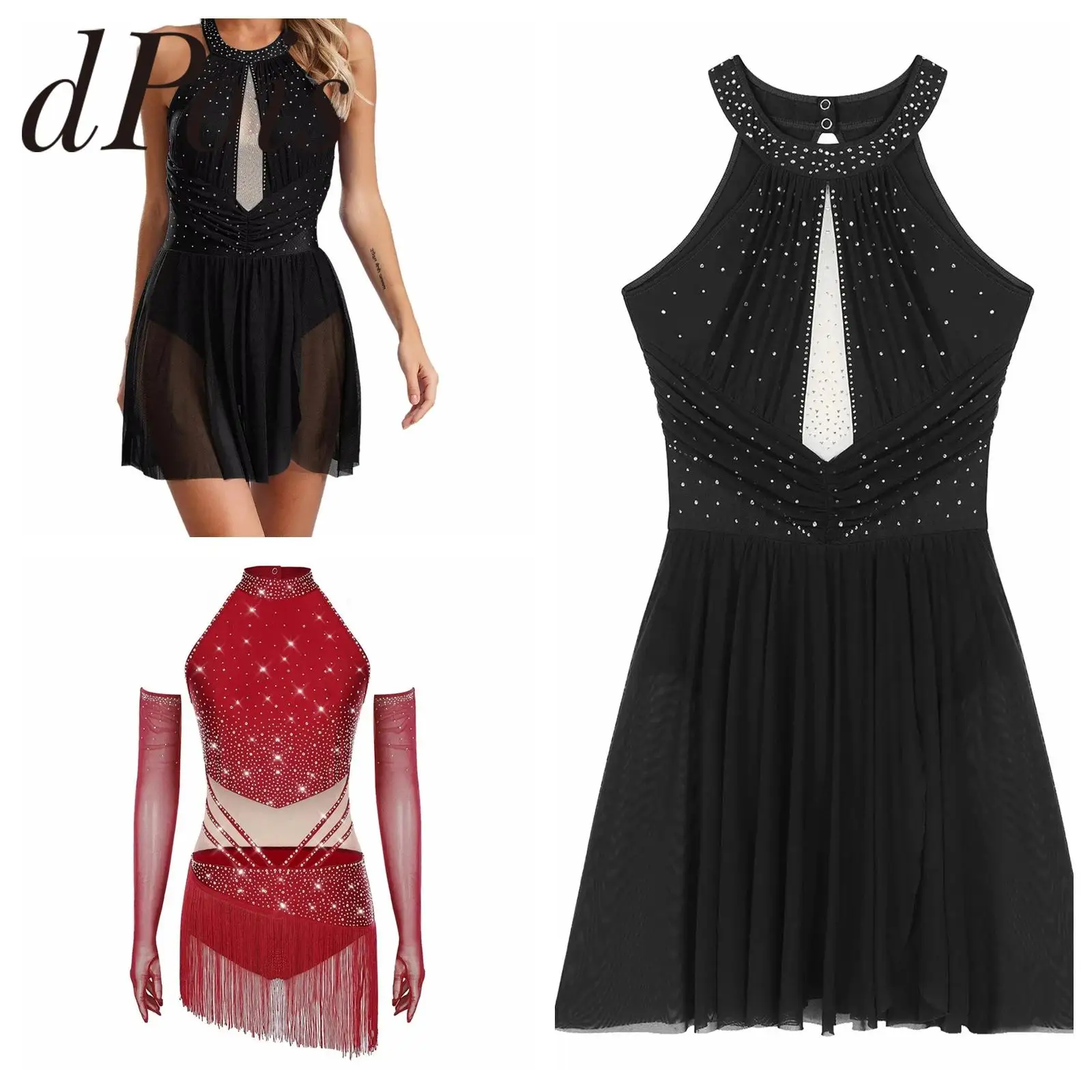 Women Tassels Latin Dance Costume Fringed Bodysuit Ballroom Dancing Tango Samba Jumpsuit Salsa Cha-cha Skirted Leotard Dancewear
Women Tassels Latin Dance Costume Fringed Bodysuit Ballroom Dancing Tango Samba Jumpsuit Salsa Cha-cha Skirted Leotard Dancewear