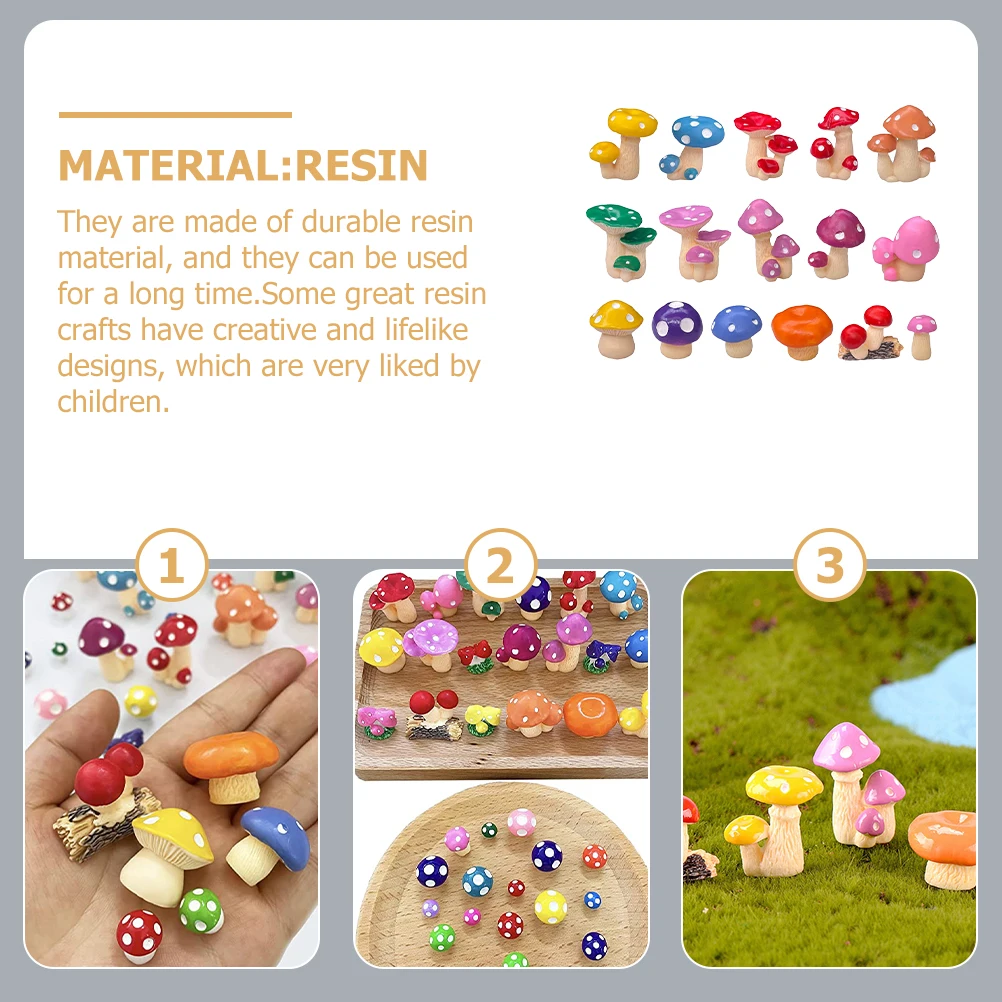 16 Pcs Mushroom Cake Decoration Miniature Resin Figurines Home Bonsai Bonsai Decoration Micro Landscape Ornament
16 Pcs Mushroom Cake Decoration Miniature Resin Figurines Home Bonsai Bonsai Decoration Micro Landscape Ornament