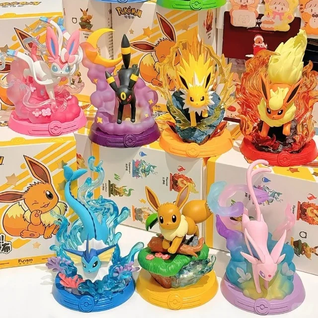 Оригинальный забавный запас Eeveelution Eevee Vaporeon Espeon Umbreon Leafeon Sylveon, фигурки героев, Коллекционная модель, игрушки, подарки
Оригинальный забавный запас Eeveelution Eevee Vaporeon Espeon Umbreon Leafeon Sylveon, фигурки героев, Коллекционная модель, игрушки, подарки