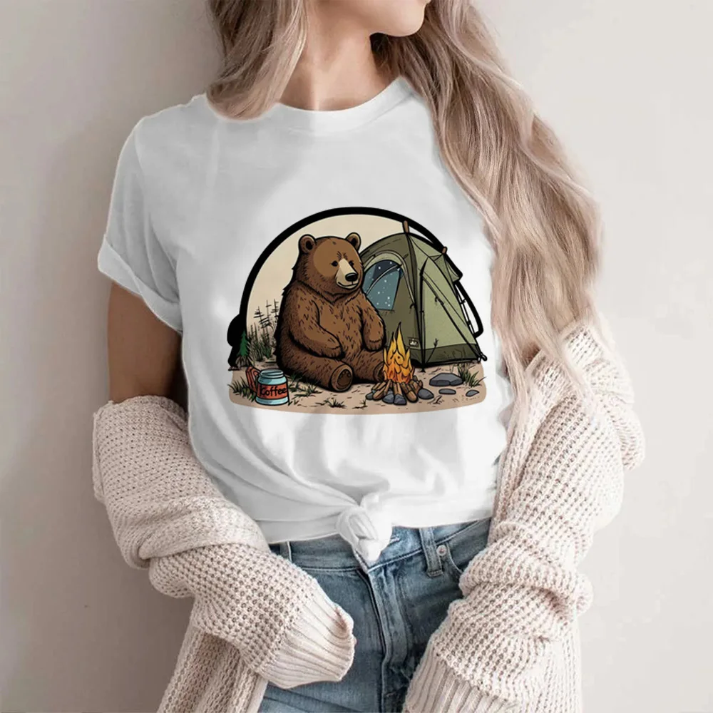 Женская футболка с графическим принтом Bear top, дизайнерская одежда в стиле 1920-х годов
Женская футболка с графическим принтом Bear top, дизайнерская одежда в стиле 1920-х годов