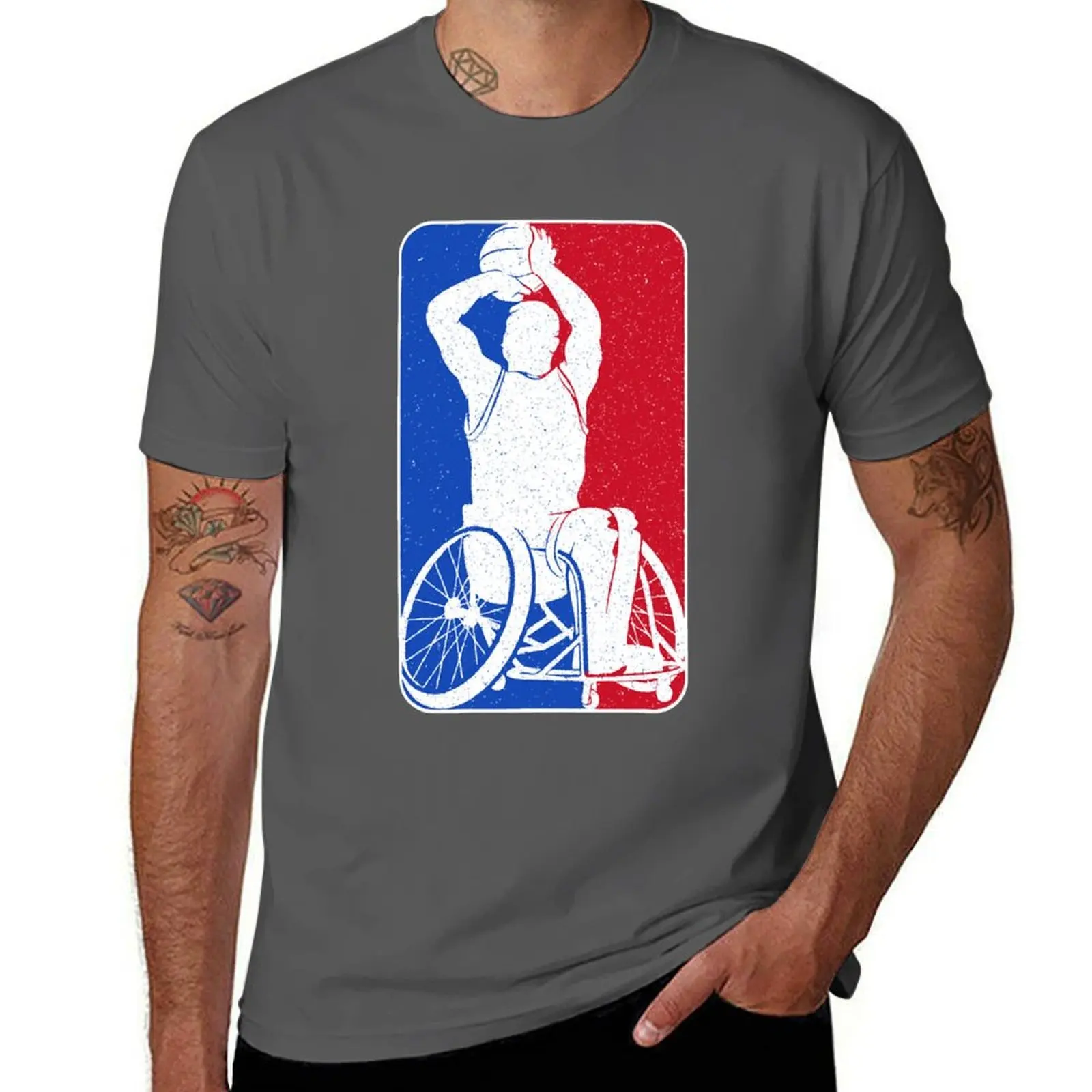 Wheelchair Basketball Sport Essential T-Shirt Moisture Wicking Athletic T-Shirt
Wheelchair Basketball Sport Essential T-Shirt Moisture Wicking Athletic T-Shirt