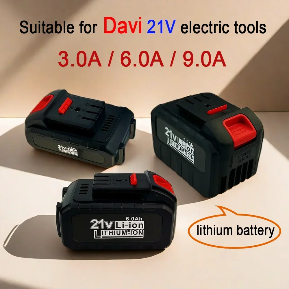 21V 3.0/6.0/9.0Ah Lithium-ion Rechargeable Power tool Battery For Dayi Cordless Electric wrench, drill, saw etc
21V 3.0/6.0/9.0Ah Lithium-ion Rechargeable Power tool Battery For Dayi Cordless Electric wrench, drill, saw etc