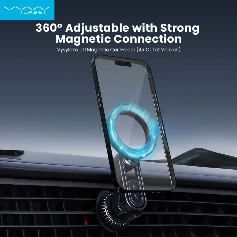 Металлический магнитный автомобильный держатель для телефона Vyvylabs на 360 °, магнитная автомобильная подставка, Автомобильный Кронштейн для мобильного телефона в автомобиле для iPhone 15 14 13 12
Металлический магнитный автомобильный держатель для телефона Vyvylabs на 360 °, магнитная автомобильная подставка, Автомобильный Кронштейн для мобильного телефона в автомобиле для iPhone 15 14 13 12
