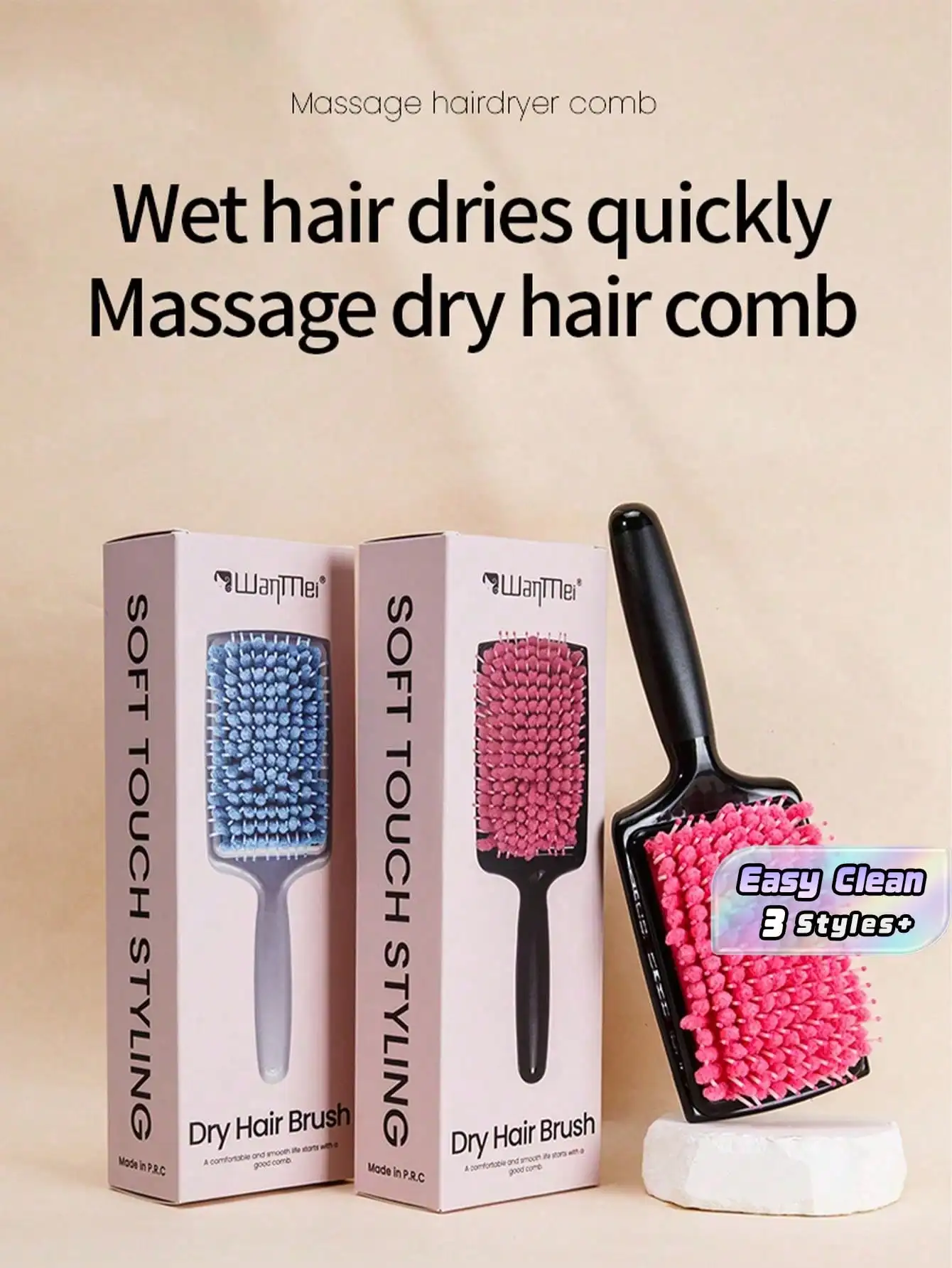 Pink Comb - A Scalp Massager Suitable For All Hairstyles, A Gift For Women And Girls, Suitable For Travel And Family Carrying
Pink Comb - A Scalp Massager Suitable For All Hairstyles, A Gift For Women And Girls, Suitable For Travel And Family Carrying