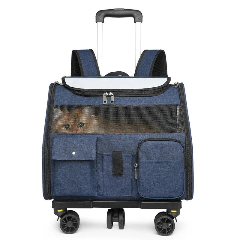 Pet Travel Carrier Backpack 2-in-1 With Wheels Foldable Ventilated Bag For Dogs Cats Outdoor Use Small Medium Dogs Cats
Pet Travel Carrier Backpack 2-in-1 With Wheels Foldable Ventilated Bag For Dogs Cats Outdoor Use Small Medium Dogs Cats