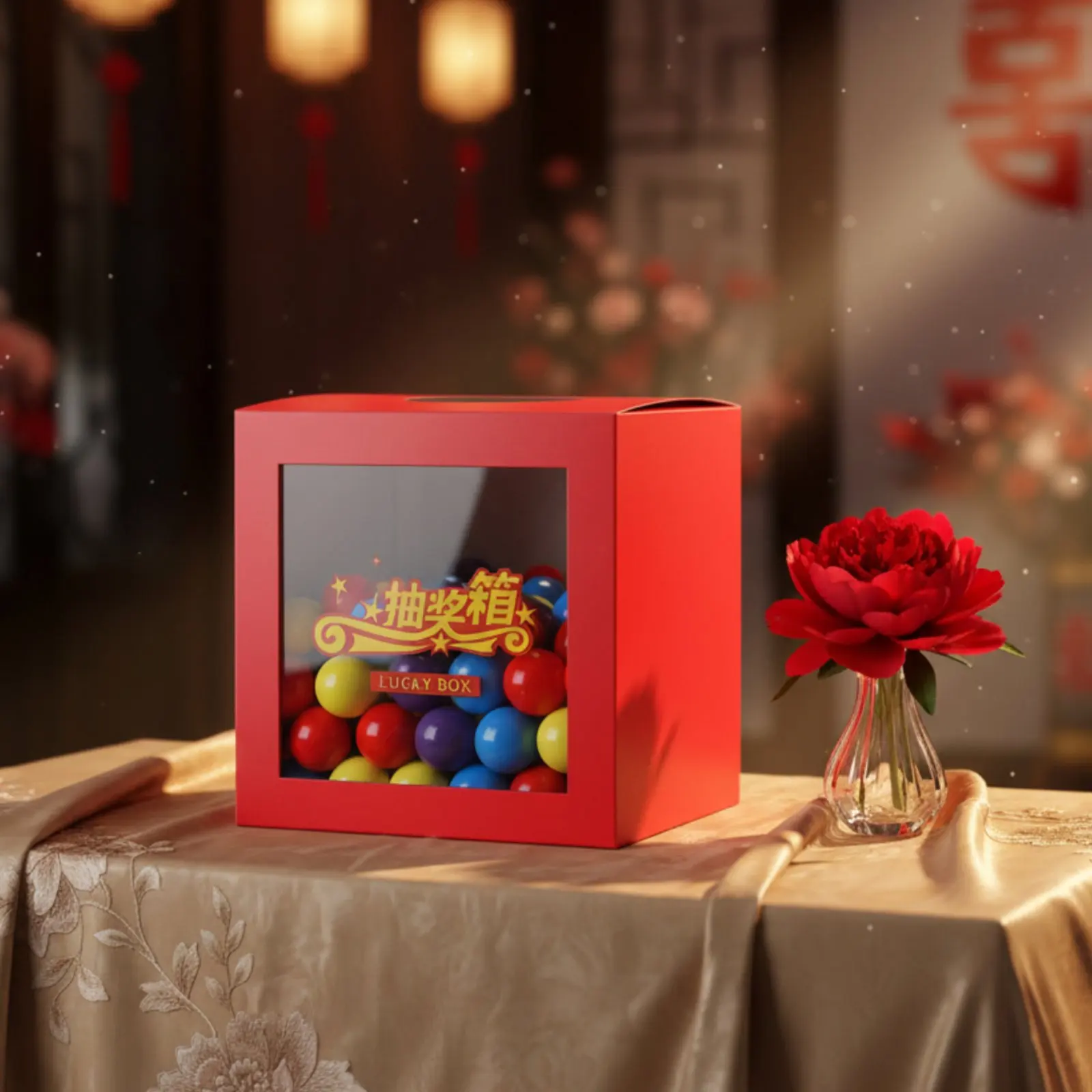 Paper Raffle Box Easy to Assemble Paper Prize Box Party Supplies for Annual Meeting, Wedding
Paper Raffle Box Easy to Assemble Paper Prize Box Party Supplies for Annual Meeting, Wedding