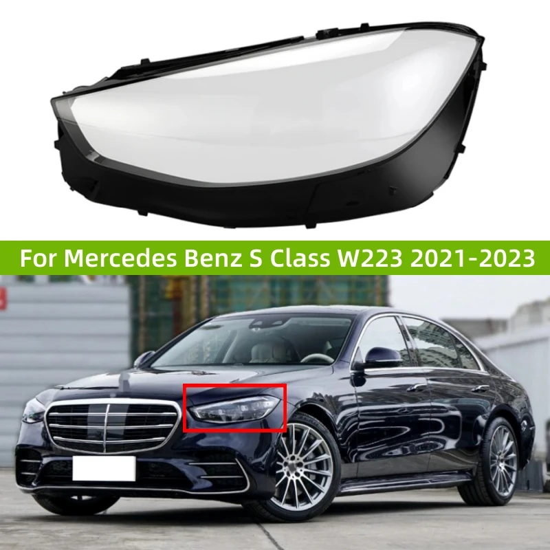 Для Mercedes Benz S Class W223 2021 2022 2023, аксессуары для автомобиля, прозрачный материал ПК, крышка фары
Для Mercedes Benz S Class W223 2021 2022 2023, аксессуары для автомобиля, прозрачный материал ПК, крышка фары