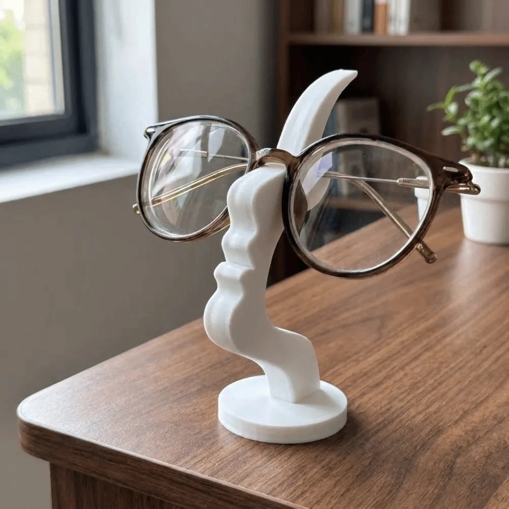 Curved Design Side-Face Shaped Eyeglass Holder Abstract Face Shaped Lightweight Eyewear Display Rack Creative Artistic Practical
Curved Design Side-Face Shaped Eyeglass Holder Abstract Face Shaped Lightweight Eyewear Display Rack Creative Artistic Practical