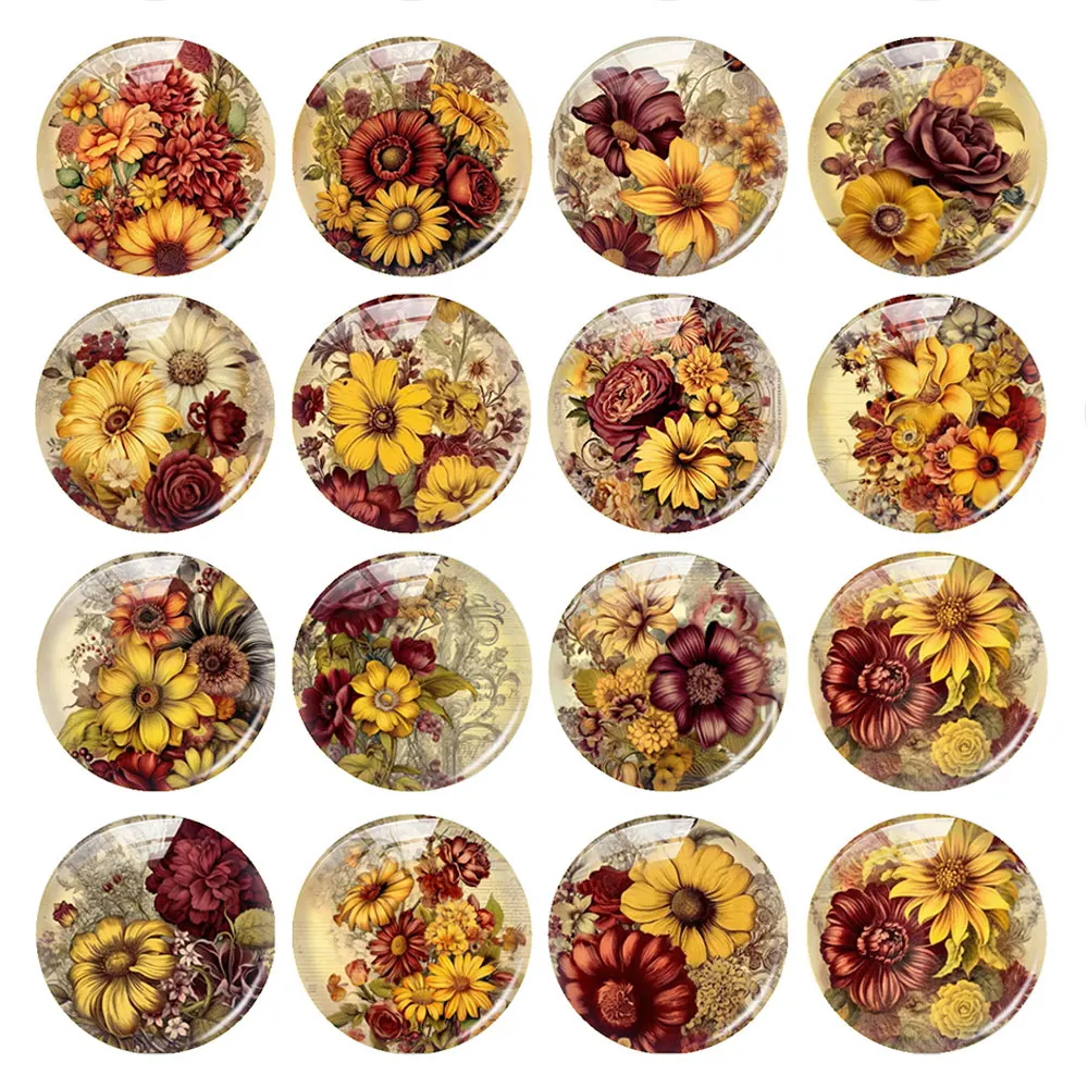 Handmade Retro Yellow Red Flower Photo Glass Cabochon Flatback Demo Flat Back Cameo For Diy Jewelry Making Supplies Accessories
Handmade Retro Yellow Red Flower Photo Glass Cabochon Flatback Demo Flat Back Cameo For Diy Jewelry Making Supplies Accessories