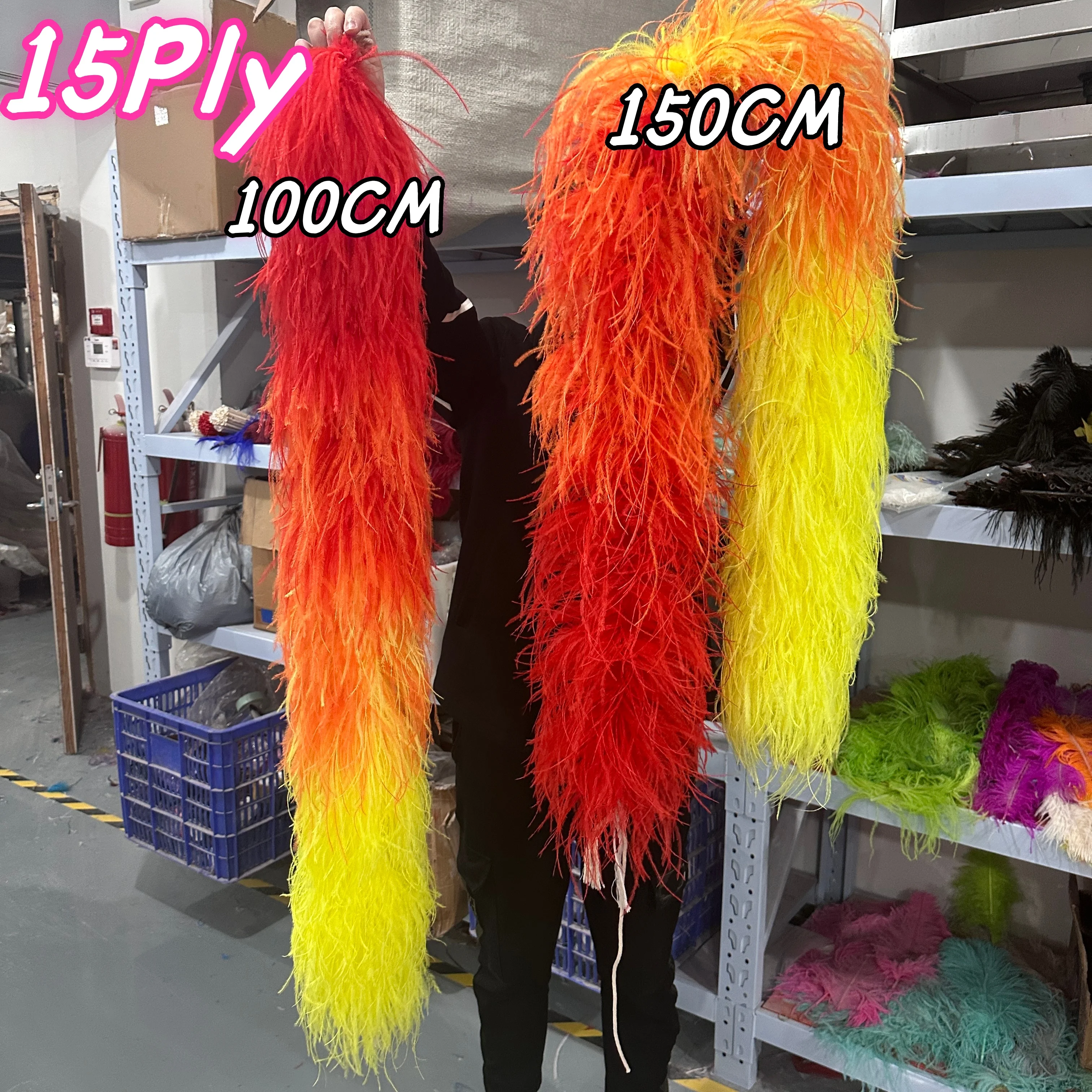 1-2M Mixture Ostrich Feathers Boa 6 15 25PLY Two-Tone Ostrich Plumes Shawl Wedding Dress Clothing Top Decoration Pluma Scarf
1-2M Mixture Ostrich Feathers Boa 6 15 25PLY Two-Tone Ostrich Plumes Shawl Wedding Dress Clothing Top Decoration Pluma Scarf