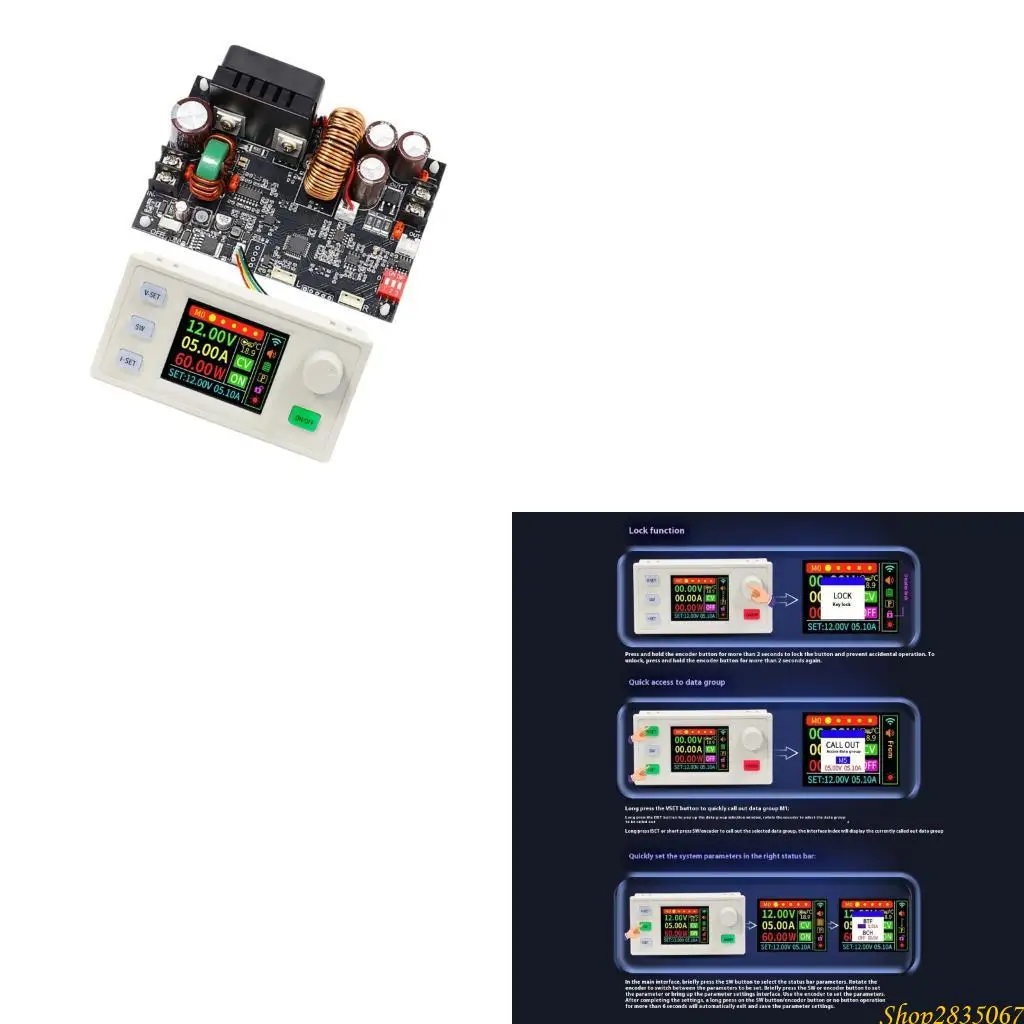 Мощный регулируемый источник питания 20 А, 1200 Вт с возможностью мониторинга в реальном времени для электротехнических проектов
Мощный регулируемый источник питания 20 А, 1200 Вт с возможностью мониторинга в реальном времени для электротехнических проектов