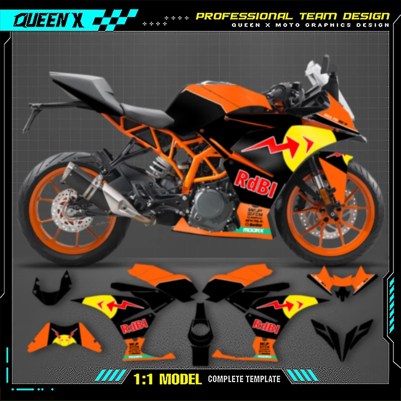 Queen X MOTOR For KTM RC 250 390 2017 2018 2019 2020 Motorcycle Accessories Numer Name Custom 003 Graphics Decals Sticker Kits
Queen X MOTOR For KTM RC 250 390 2017 2018 2019 2020 Motorcycle Accessories Numer Name Custom 003 Graphics Decals Sticker Kits