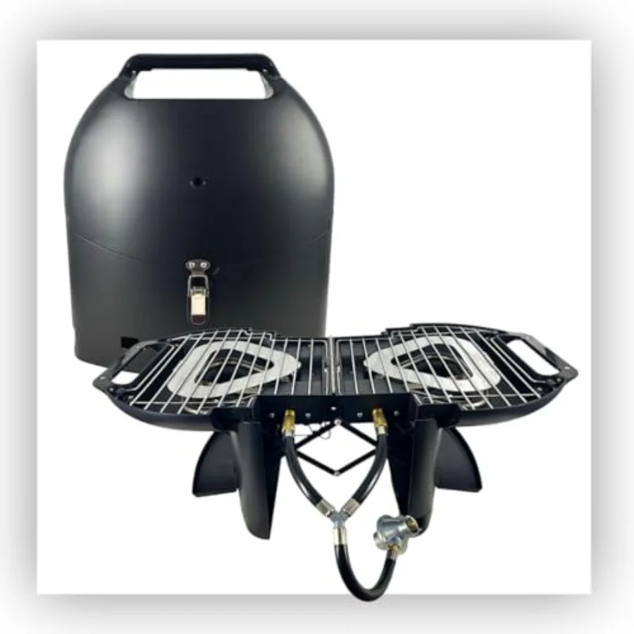 Freedom Fold-N-Go Portable Grill Griddle Lightweight 16 lb Gas Combo 9 200 BTU Dual Burners Electric Ignition Carrying Tote Inc
Freedom Fold-N-Go Portable Grill Griddle Lightweight 16 lb Gas Combo 9 200 BTU Dual Burners Electric Ignition Carrying Tote Inc