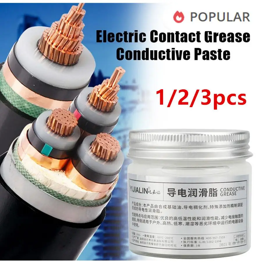 Electric Contact Grease Conductive Paste Electricity Compound Grease for Low Resistance Value for Household Appliances
Electric Contact Grease Conductive Paste Electricity Compound Grease for Low Resistance Value for Household Appliances
