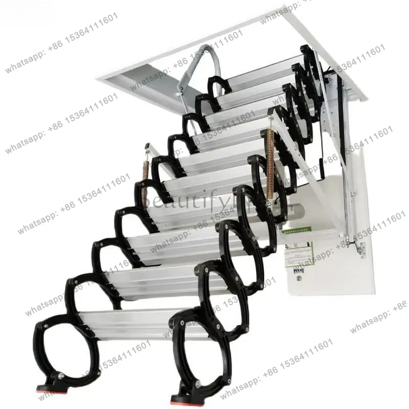 Fully Automatic Attic Retractable Staircase Electric Lifting Folding Ladder
Fully Automatic Attic Retractable Staircase Electric Lifting Folding Ladder