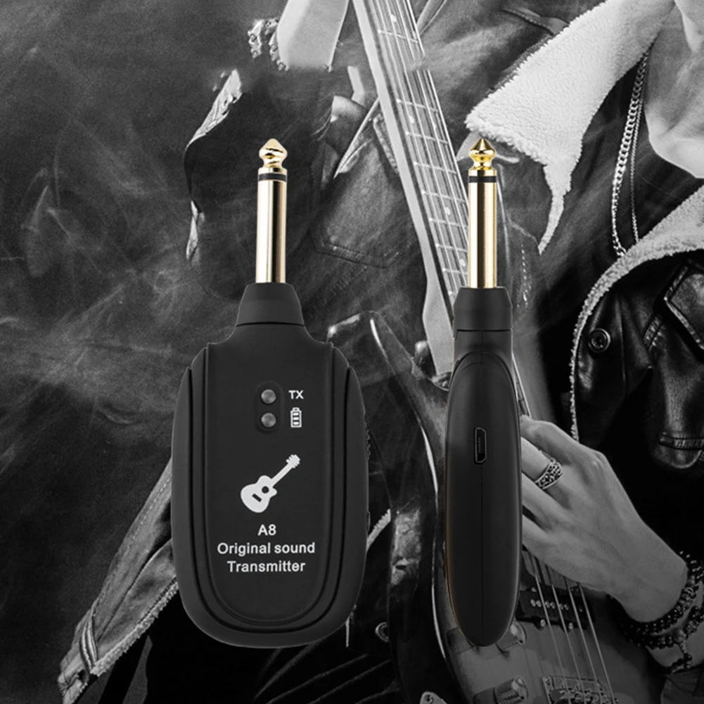 A8 Guitar Pickup UHF Audio Transmitter Receiver Electric Guitar Wireless System Multifunction Musical Instrument Parts
A8 Guitar Pickup UHF Audio Transmitter Receiver Electric Guitar Wireless System Multifunction Musical Instrument Parts