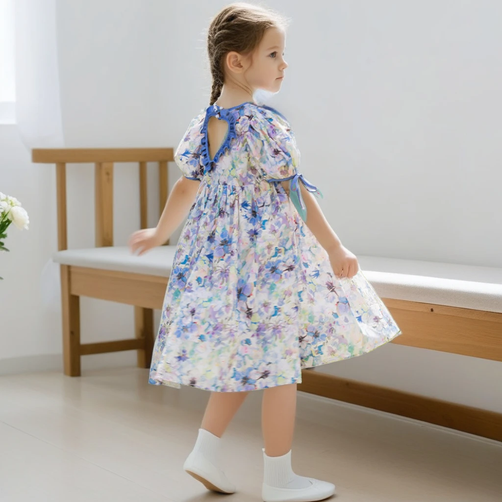 2025 Summer Girls Dress Fashion Printed Puff Sleeve Mesh Collar Princess Dress for Kids Casual Teen Children Holiday Clothes 8 Y
2025 Summer Girls Dress Fashion Printed Puff Sleeve Mesh Collar Princess Dress for Kids Casual Teen Children Holiday Clothes 8 Y
