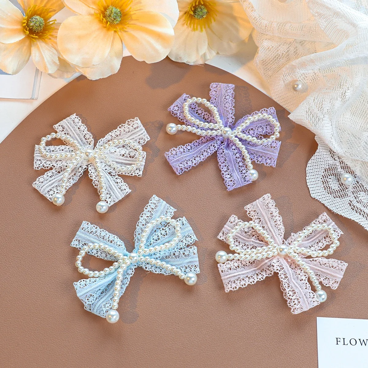 Newest 20pcs/lot rounds acrylic beads decoration lace handmade bow shape bowknot diy jewelry garment hair accessory
Newest 20pcs/lot rounds acrylic beads decoration lace handmade bow shape bowknot diy jewelry garment hair accessory