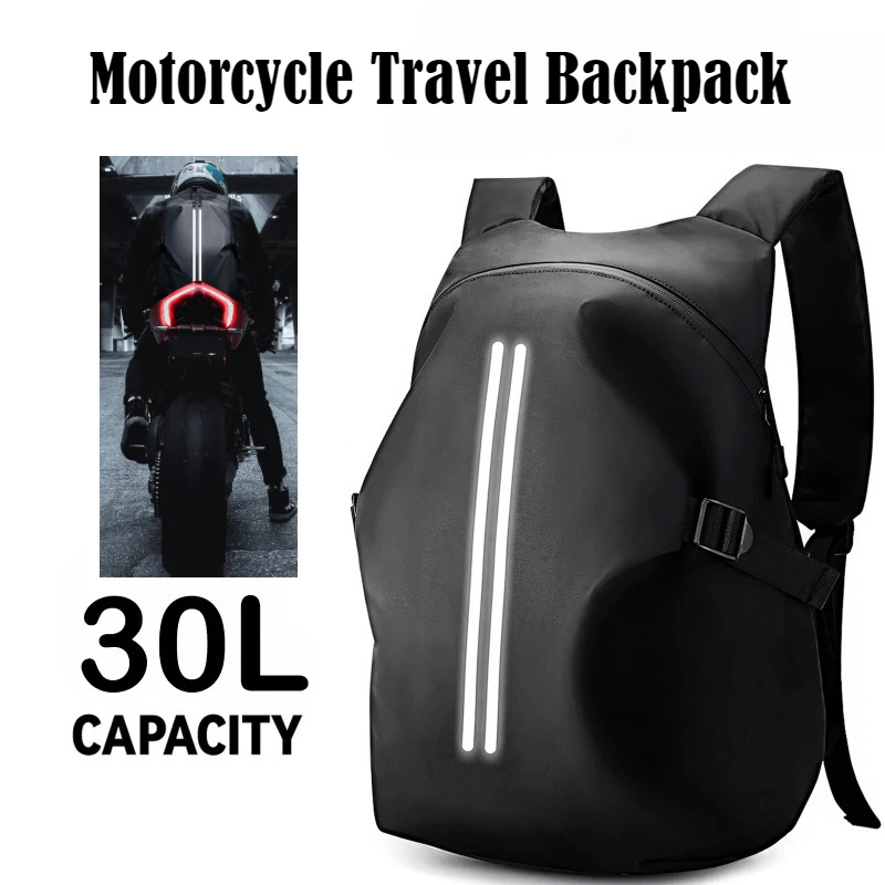 Waterproof Motorcycle Helmet Backpack 30L Reflective Riding Bag Large Capacity Travel Sports Backpack
Waterproof Motorcycle Helmet Backpack 30L Reflective Riding Bag Large Capacity Travel Sports Backpack