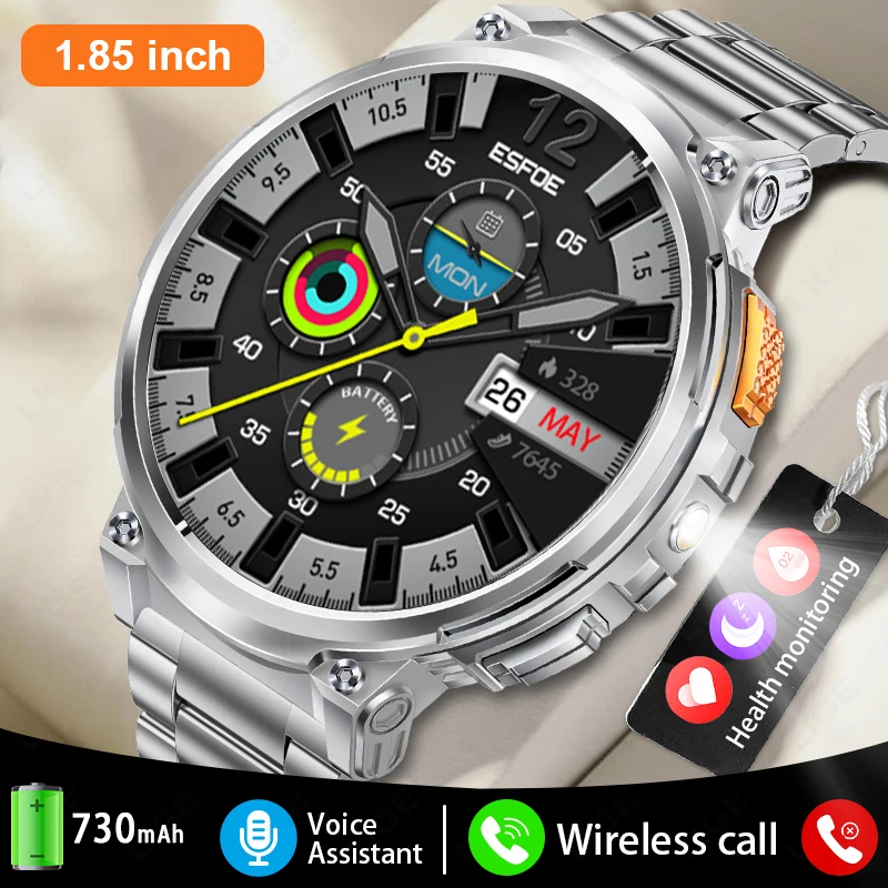 2026 New Men Watch 1.83" AMOLED Smart Watch Heart Rate Bluetooth Call Sports Clock Music Playback Smartwatch with LED Flashlight
2026 New Men Watch 1.83" AMOLED Smart Watch Heart Rate Bluetooth Call Sports Clock Music Playback Smartwatch with LED Flashlight