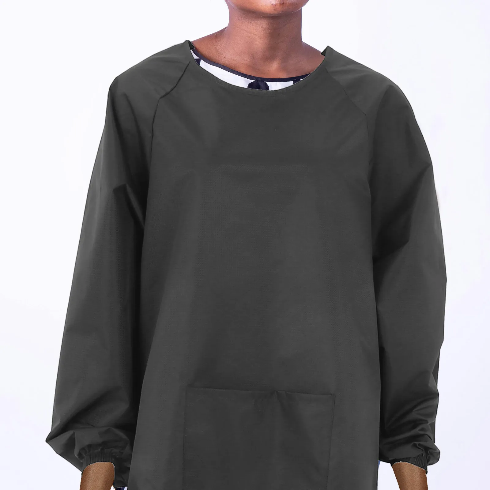 Водонепроницаемый маслостойкий фартук с длинными рукавами, кухонная спецодежда, карманы, домашнее хозяйство, живопись, универсальное использование, устойчивость к истиранию, унисекс
Водонепроницаемый маслостойкий фартук с длинными рукавами, кухонная спецодежда, карманы, домашнее хозяйство, живопись, универсальное использование, устойчивость к истиранию, унисекс