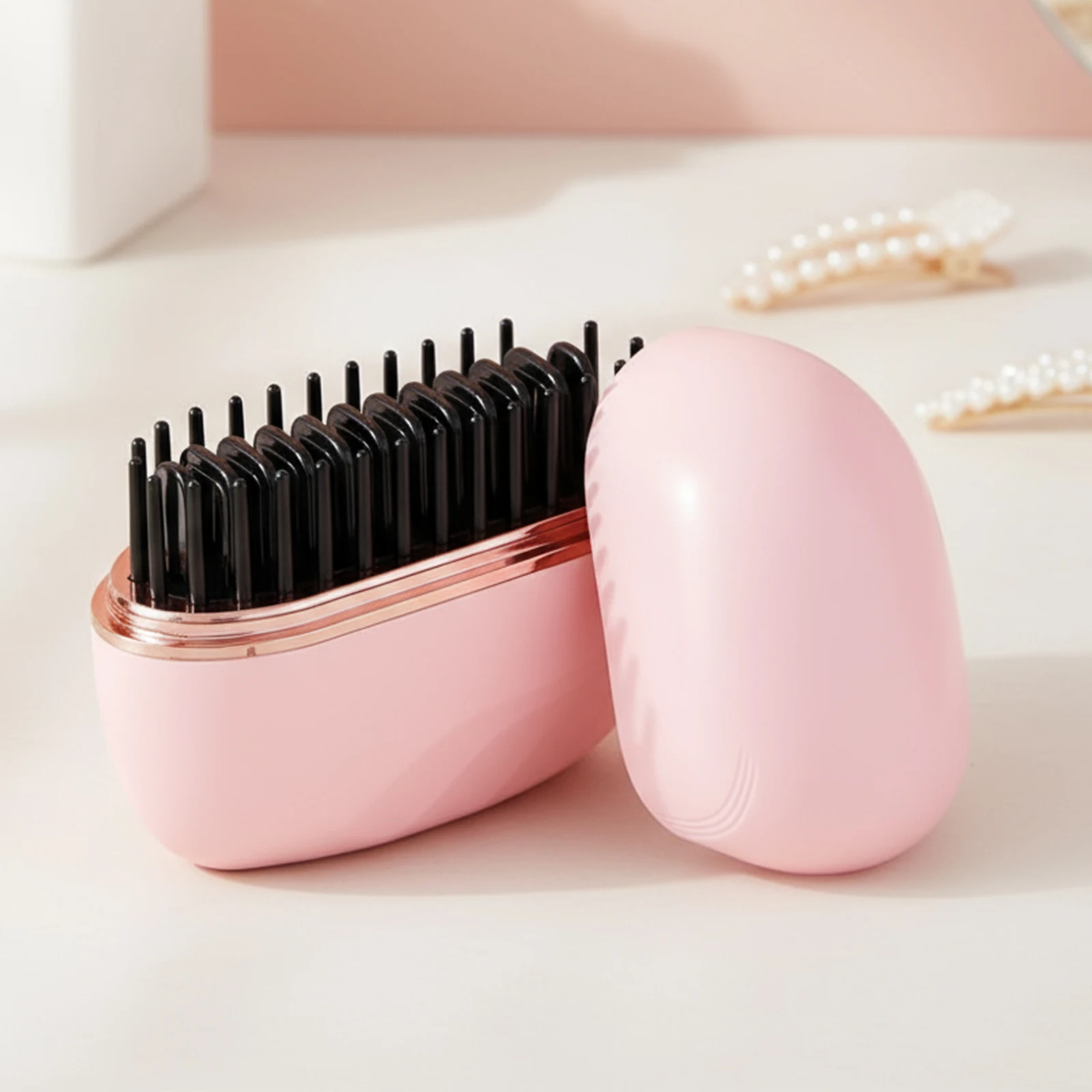 Rechargeable Mini Hair Straightener Fast Heating Hot Comb Hair Straightening Brush With 3 Temp Settings For Home Travel Gift
Rechargeable Mini Hair Straightener Fast Heating Hot Comb Hair Straightening Brush With 3 Temp Settings For Home Travel Gift