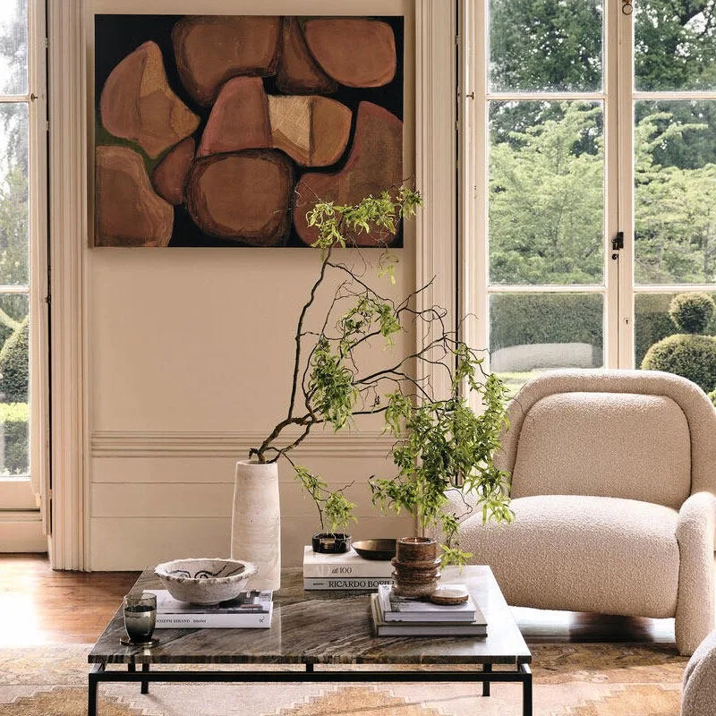 100% Natural Marble Wabi-Sabi Travertine Vase, Nordic Decor for Villa Entrance
100% Natural Marble Wabi-Sabi Travertine Vase, Nordic Decor for Villa Entrance