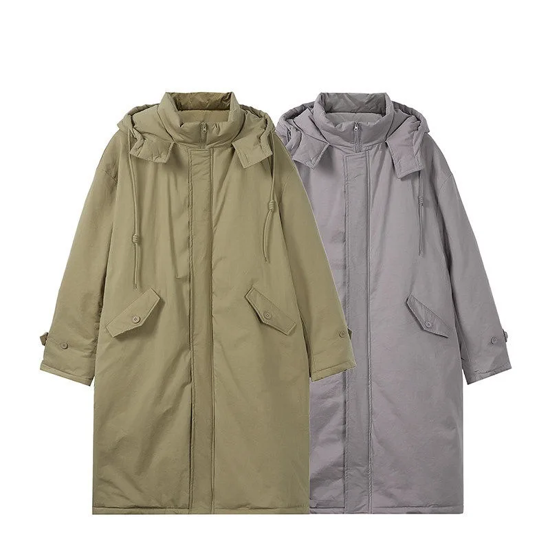 Winter American Casual Mid To Long Knee Length Hooded Coat with Thick and Cold Resistance for Men and Women Overcome Parkas
Winter American Casual Mid To Long Knee Length Hooded Coat with Thick and Cold Resistance for Men and Women Overcome Parkas