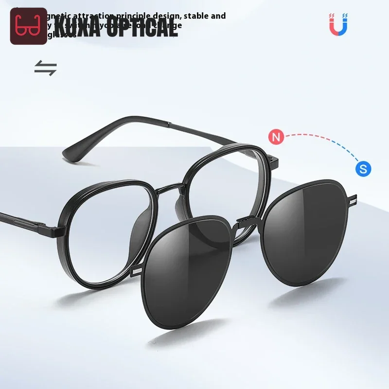XUKA 3 in 1 Myopia Clip Polarized Prescription Women Custom Optics Glasses -0.50 to -10 Sunglasses Frame Classic Men Magnetic
XUKA 3 in 1 Myopia Clip Polarized Prescription Women Custom Optics Glasses -0.50 to -10 Sunglasses Frame Classic Men Magnetic