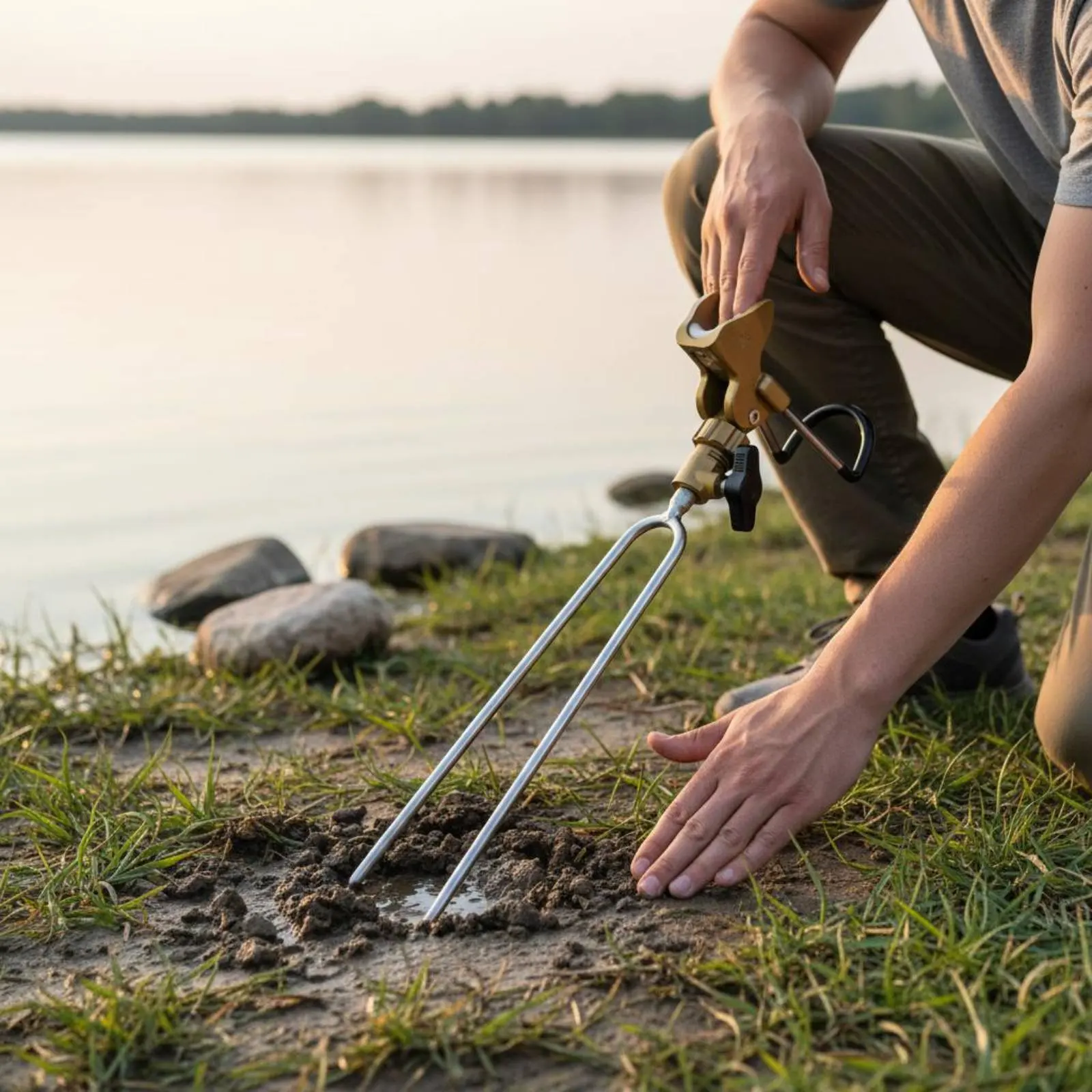 Fishing Pole Ground Stake Versatile Use Fishing Rod Ground Holder Simple Design for Anglers
Fishing Pole Ground Stake Versatile Use Fishing Rod Ground Holder Simple Design for Anglers