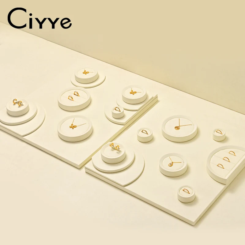 Ciyye Luxury Jewelry Stand Round High-End Necklace Ring Display Counter Fixtures Jewelry Display Props Organizer Show Props
Ciyye Luxury Jewelry Stand Round High-End Necklace Ring Display Counter Fixtures Jewelry Display Props Organizer Show Props
