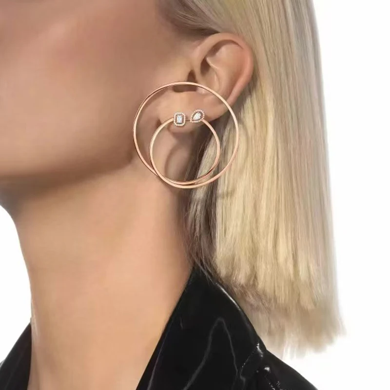MXK high-end luxury jewelry S925 silver rock sugar drop double hoop single earring women's fashion personalized holiday gift
MXK high-end luxury jewelry S925 silver rock sugar drop double hoop single earring women's fashion personalized holiday gift