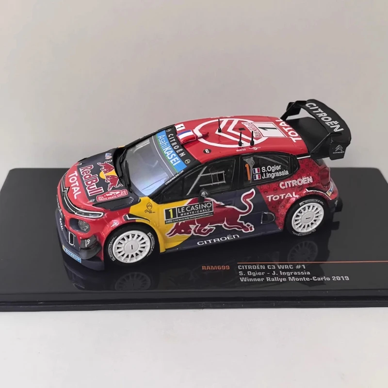 IXO 1:43 Scale CITROEN C3 WRC 2019 Racing Car Alloy Simulation Car Model Finished Collection Gift Toys Static Display
IXO 1:43 Scale CITROEN C3 WRC 2019 Racing Car Alloy Simulation Car Model Finished Collection Gift Toys Static Display