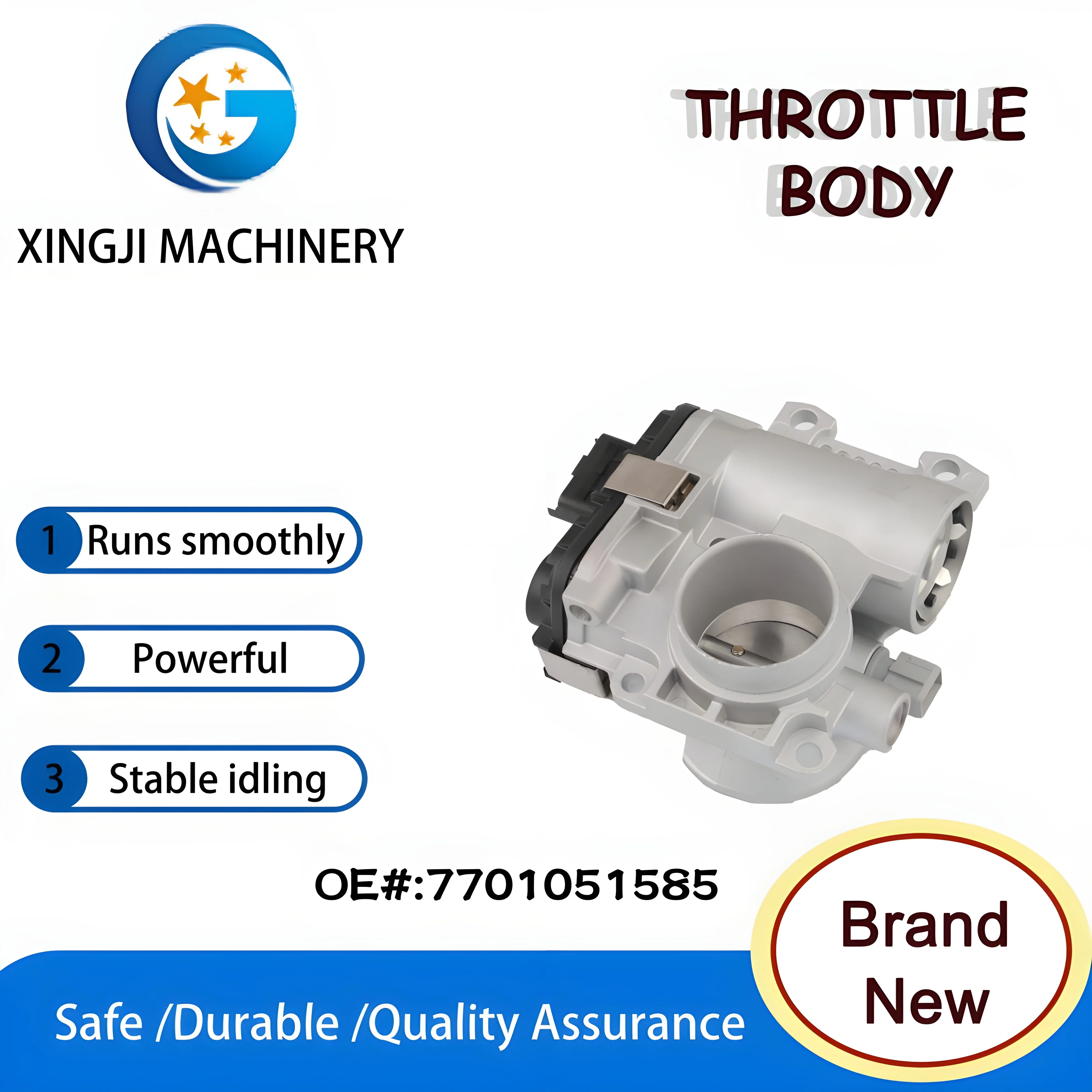 XingJi Parts Throttle body OE 7701051585 8200065648 8200067219 8200166869 Fit for RENAULT TWINGO I (C06_) (1993/03 - /)
XingJi Parts Throttle body OE 7701051585 8200065648 8200067219 8200166869 Fit for RENAULT TWINGO I (C06_) (1993/03 - /)