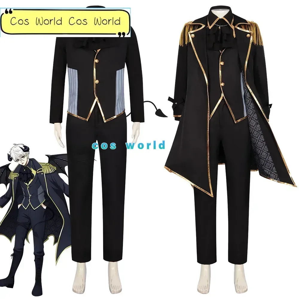 Anime Blue Lock Cosplay Costume Nagi Cosplay Costume Devil Black Uniform Full Set with Necklace and Tails
Anime Blue Lock Cosplay Costume Nagi Cosplay Costume Devil Black Uniform Full Set with Necklace and Tails