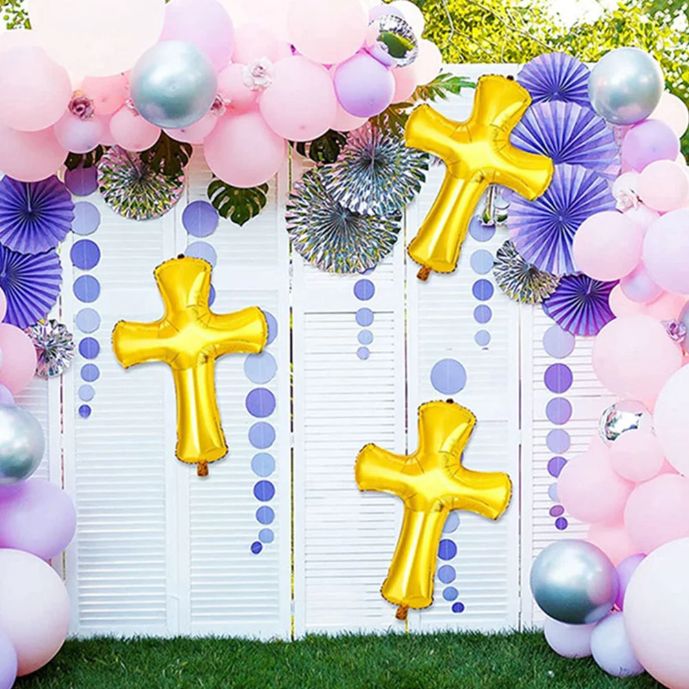 9Pcs Balloon Decor Jumbo Cross Foil Balloons for Birthday Party Outdoor Indoor Event Decoration Religious Celebration
9Pcs Balloon Decor Jumbo Cross Foil Balloons for Birthday Party Outdoor Indoor Event Decoration Religious Celebration