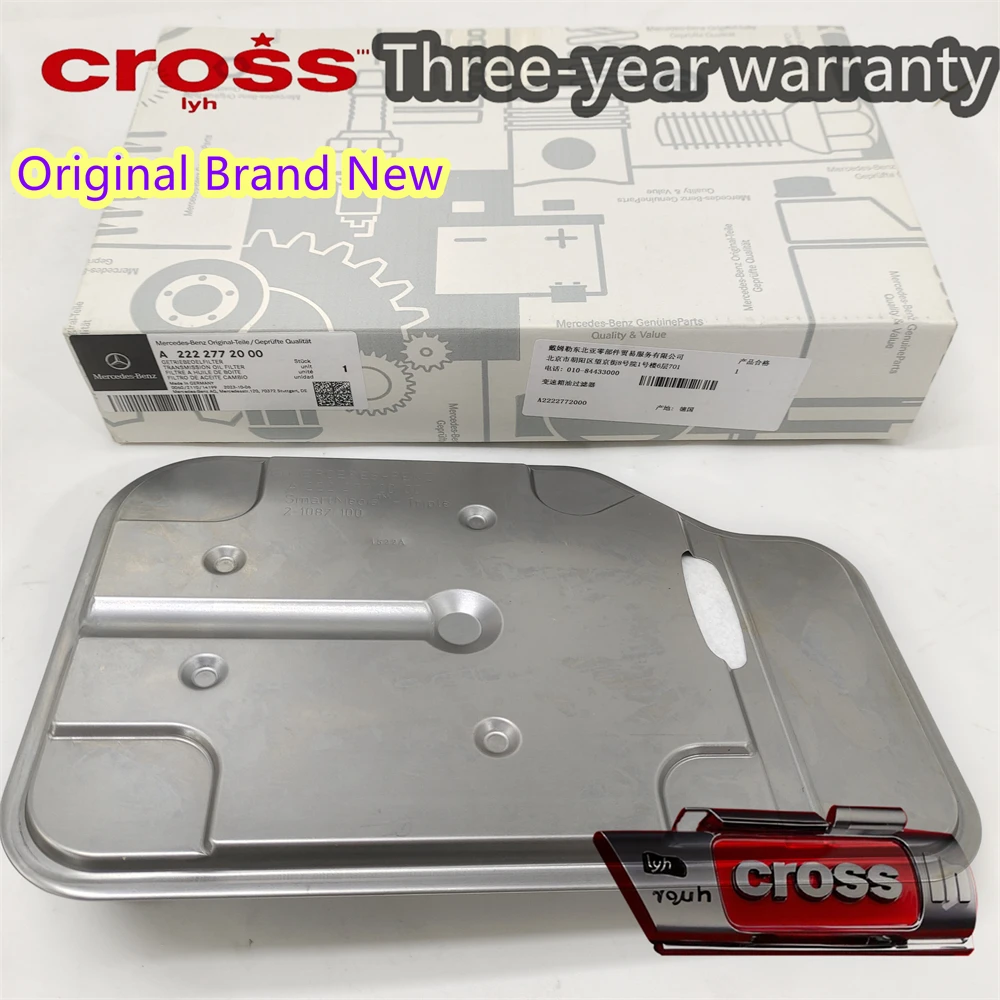 Original Brand NewAuto Parts 722.9 Automatic Transmission Filter with Gasket A2212770195 for Mercedes-Benz
Original Brand NewAuto Parts 722.9 Automatic Transmission Filter with Gasket A2212770195 for Mercedes-Benz