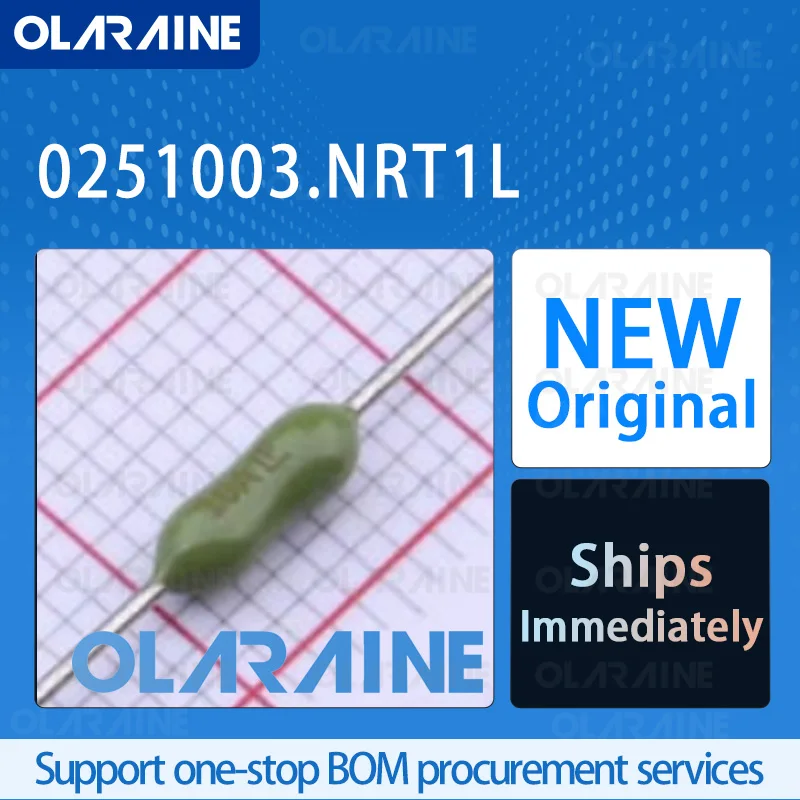 50/200/500Pcs 0251003.NRT1L Original 100% New ic chip Fuse with lead – through-hole type 125V 3A
50/200/500Pcs 0251003.NRT1L Original 100% New ic chip Fuse with lead – through-hole type 125V 3A