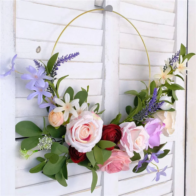 RALCA-30 Pack 10 Inch Metal Floral Hoop Wreath Gold Hoop Rings For DIY Wreath, Dream Catcher And Wall Hanging Crafts
RALCA-30 Pack 10 Inch Metal Floral Hoop Wreath Gold Hoop Rings For DIY Wreath, Dream Catcher And Wall Hanging Crafts