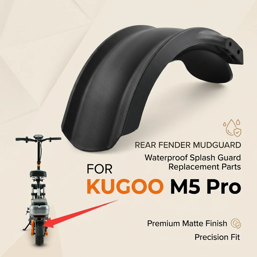 Rear Fender Mudguard for KUGOO M5 Pro Electric Scooter, Waterproof Splash Guard Replacement Parts
Rear Fender Mudguard for KUGOO M5 Pro Electric Scooter, Waterproof Splash Guard Replacement Parts