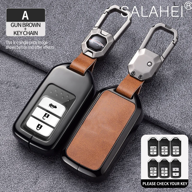 Alloy Leather Remote Car Key Cover Case Shell For Honda Civic City Accord CRV CR-V Odyssey Vezel Jade Crider Fit Accessories
Alloy Leather Remote Car Key Cover Case Shell For Honda Civic City Accord CRV CR-V Odyssey Vezel Jade Crider Fit Accessories