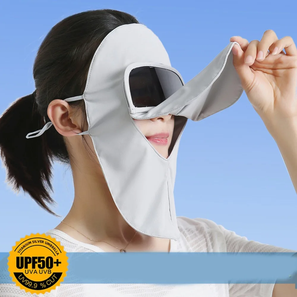 Elastic Sunscreen Face Scarf Ice Silk Mask Face Mask Solid Color Sunscreen Mask Summer UV Protection Face Cover Hiking
Elastic Sunscreen Face Scarf Ice Silk Mask Face Mask Solid Color Sunscreen Mask Summer UV Protection Face Cover Hiking