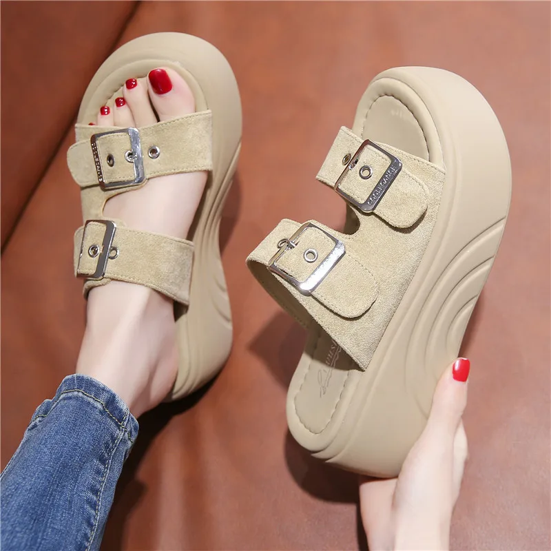2026 New Summer Women Scoop Cake Bottom Sandals Sole Height Fashionable Sandals Women's Shoes for Leisure and Vacation Beach
2026 New Summer Women Scoop Cake Bottom Sandals Sole Height Fashionable Sandals Women's Shoes for Leisure and Vacation Beach