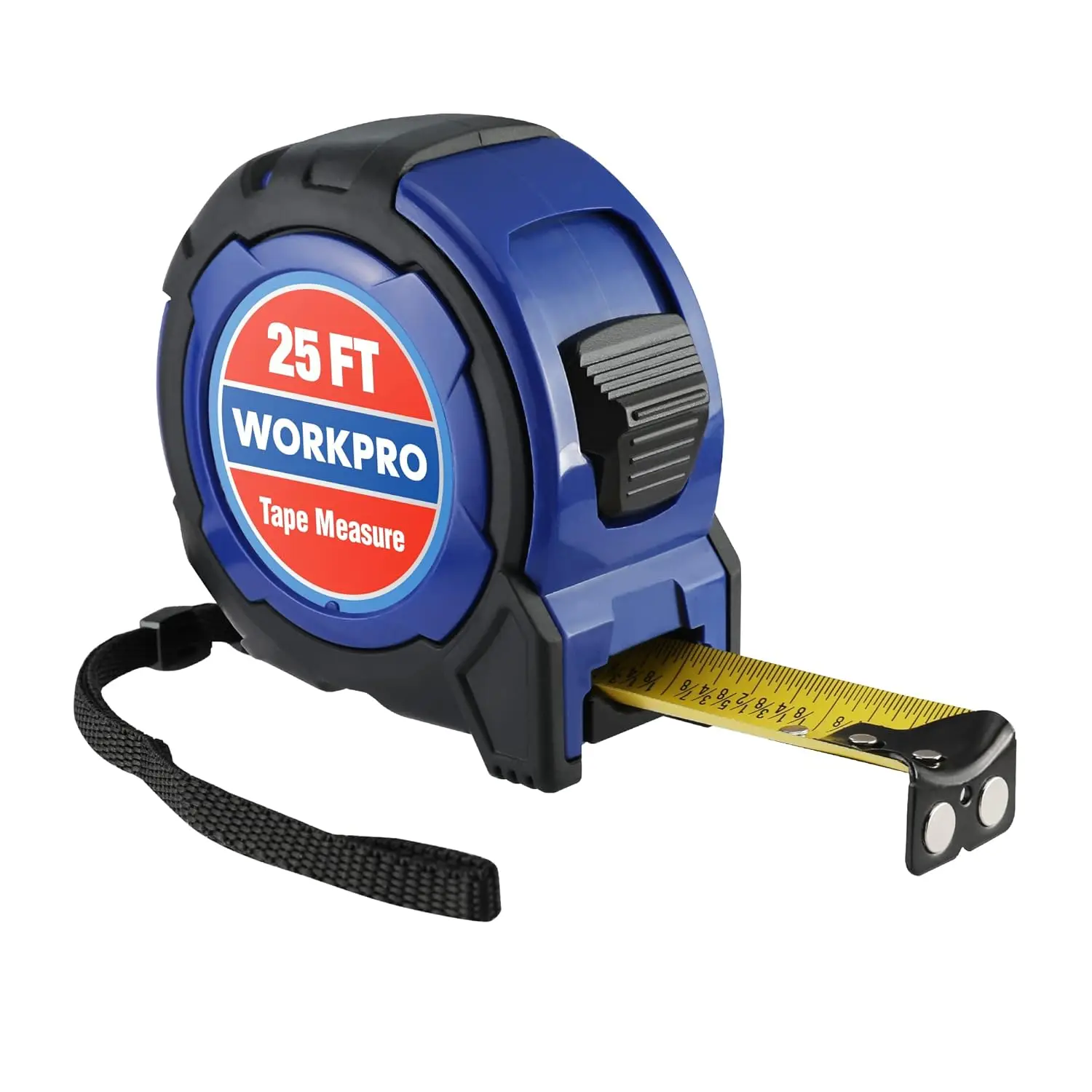 25FT Retractable Tape Measure with Magnetic Hook, 1/32 Accuracy, Easy Read Fractions & Rubber Casing
25FT Retractable Tape Measure with Magnetic Hook, 1/32 Accuracy, Easy Read Fractions & Rubber Casing